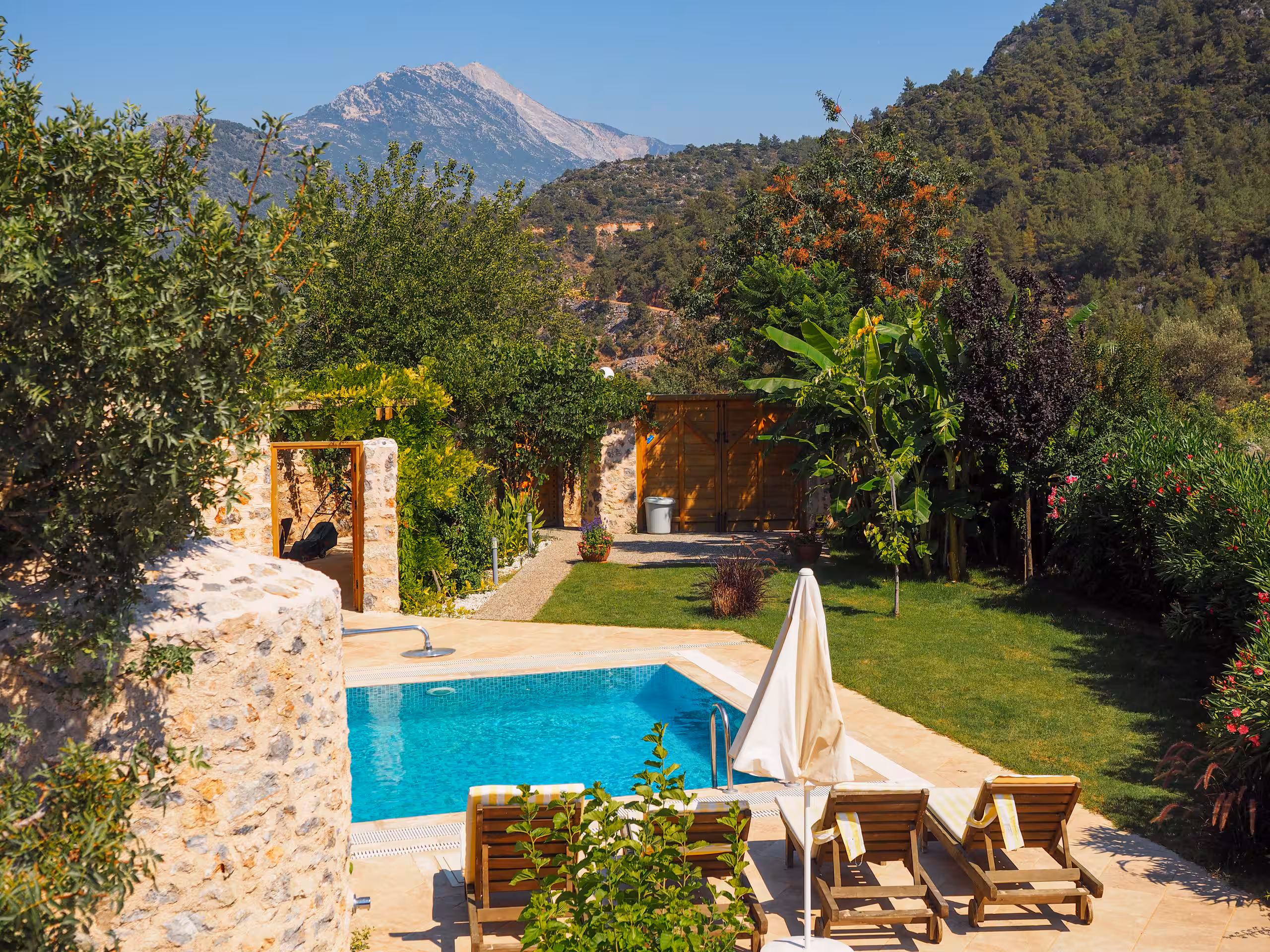 Peaceful surroundings at Artha women's retreat in Turkey