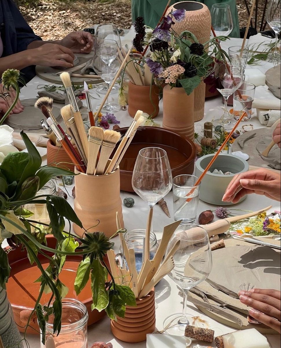 Creative workshop session at Artha women's retreat Turkey